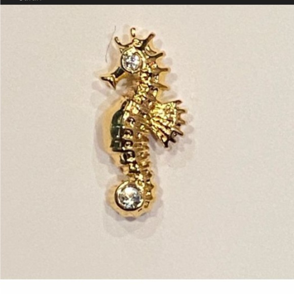 Kate Spade Gold Seahorse Earrings - Picture 4 of 4